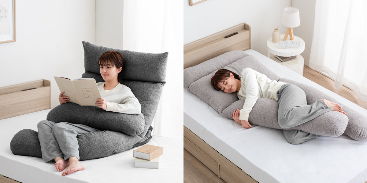 座椅子と抱き枕が合体した“ハグ座椅子”発売