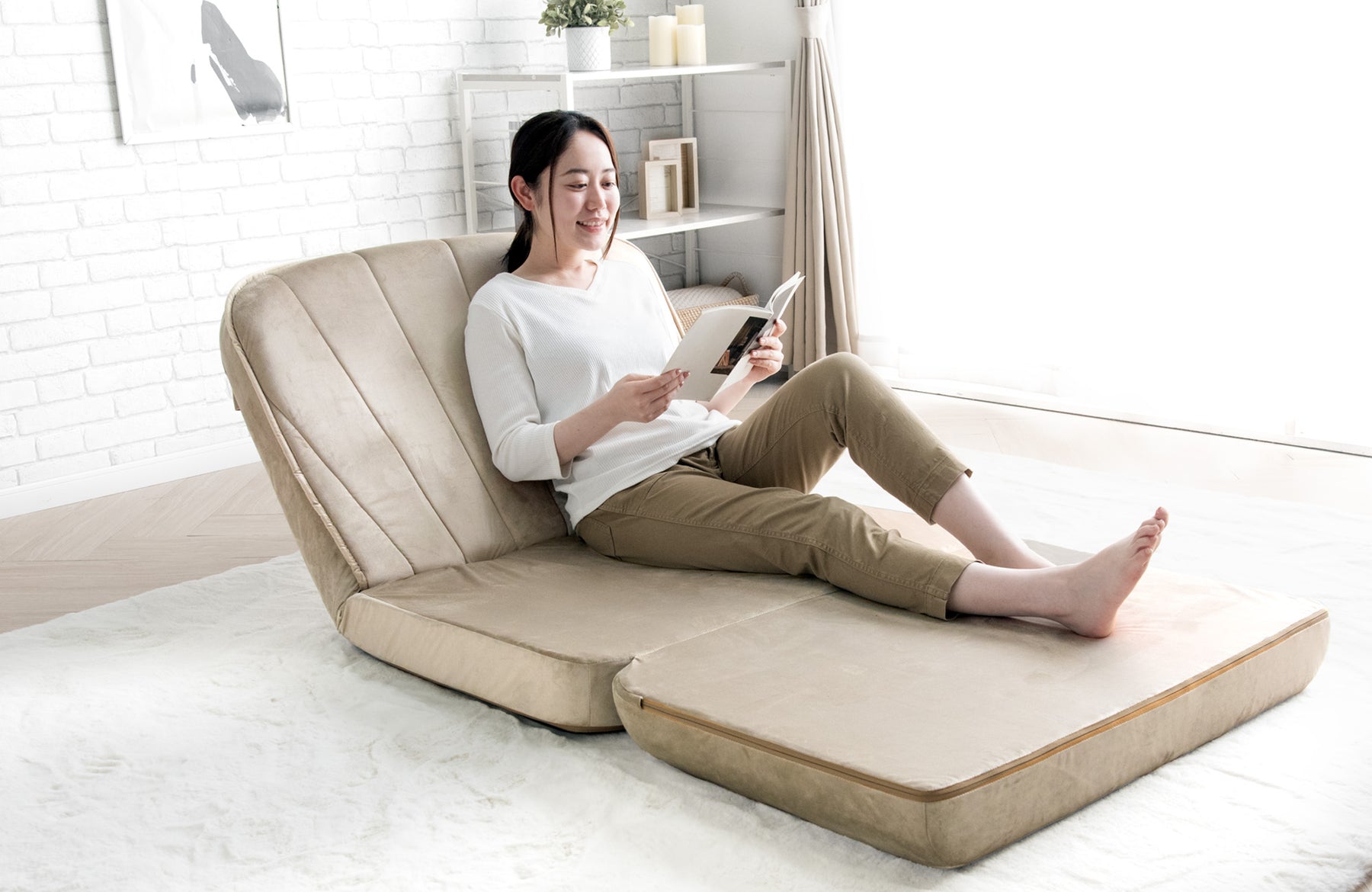 シェルデザイン3wayソファベッドを発売!