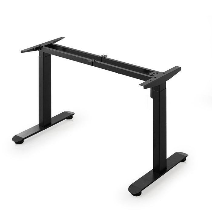 電動昇降デスク 脚のみ 耐荷重120kg スタンディング PCデスク 高さ調節 在宅 ブラック 脚 単品 DIY リモート〔45400120〕
