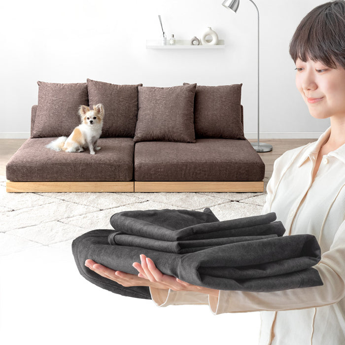 当店フロアソファ専用 洗える 替えカバー 洗える 【商品番号:99907294専用】 〔42500127〕