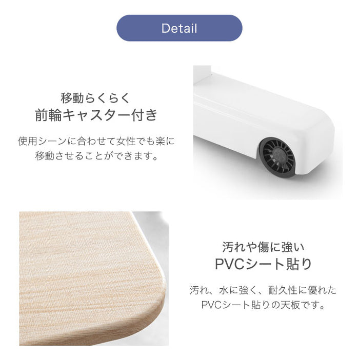 小柄さん専用! スタンディングデスク 幅120 デスク 高さ 62~98cm 楽々ワンタッチ昇降〔45400049〕