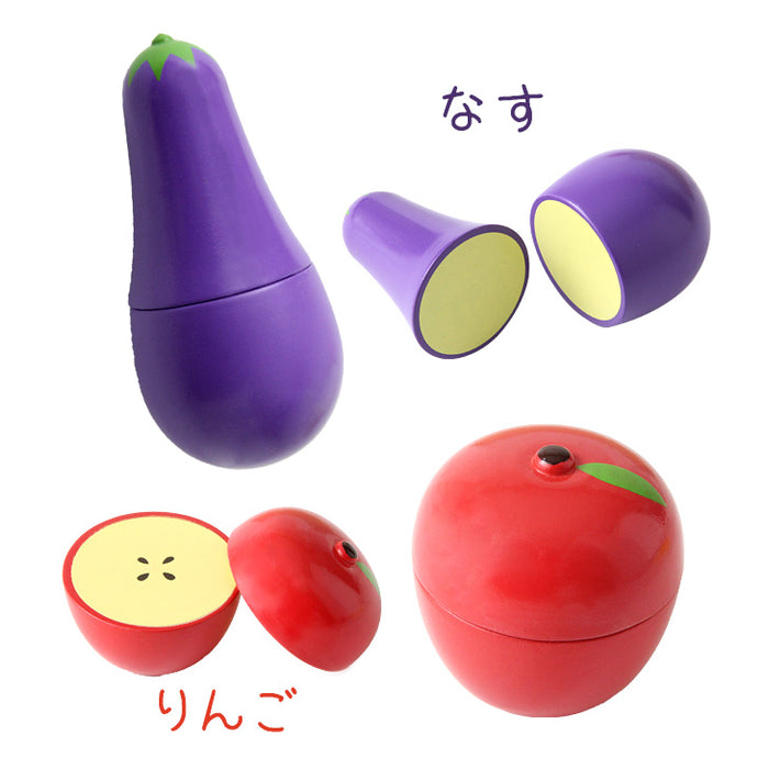 現役ママが考えた木製おままごとセット 12点 【マグネット埋め込み式で安全】 〔65700001〕