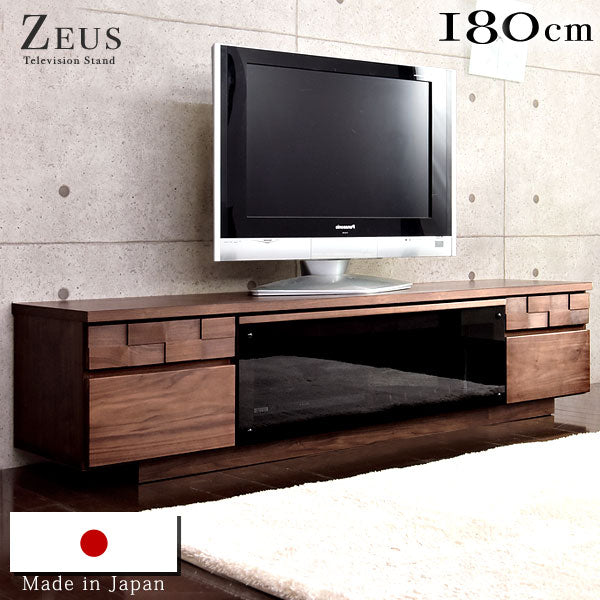 幅180cm テレビ台 国産 完成品 *ゼウス-TG* 【超大型商品】〔36800001〕