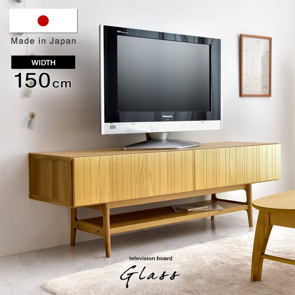 幅150cm 国産 テレビ台 オーク 【超大型商品】〔39700001〕