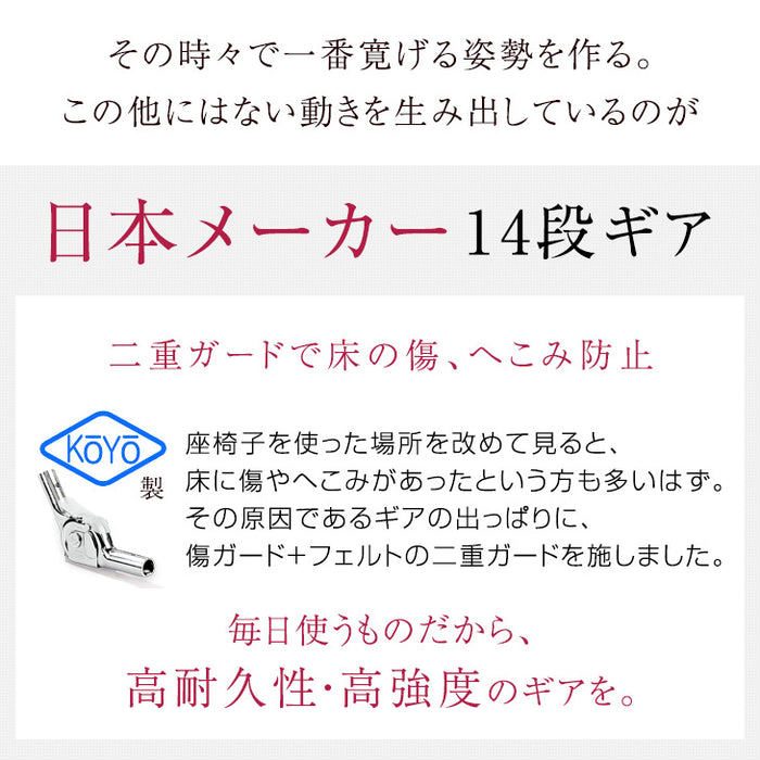 リクライニング座椅子 14段ギア 低反発 コンパクト オールシーズンOK! ファブリック  ダリアン生地〔65170001〕