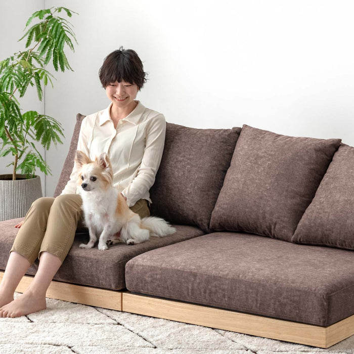 ペット対応　洗えるフロアソファが登場