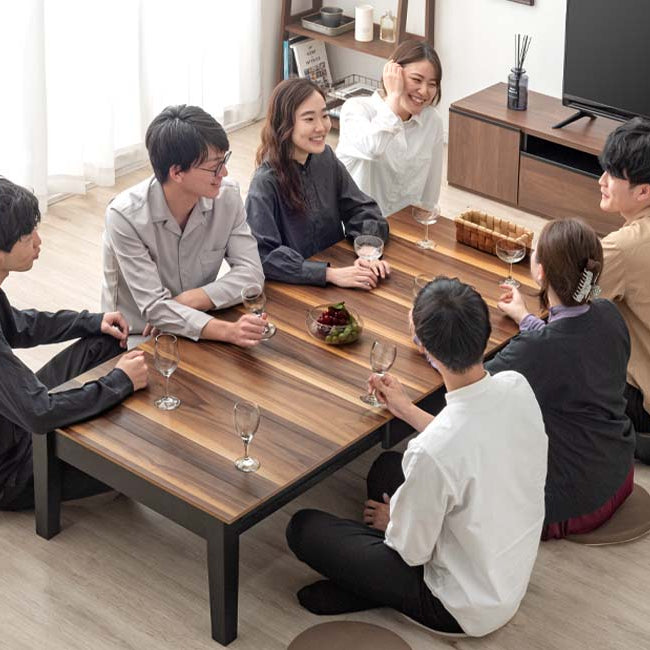 来客時も困らない、伸縮ローテーブルが登場