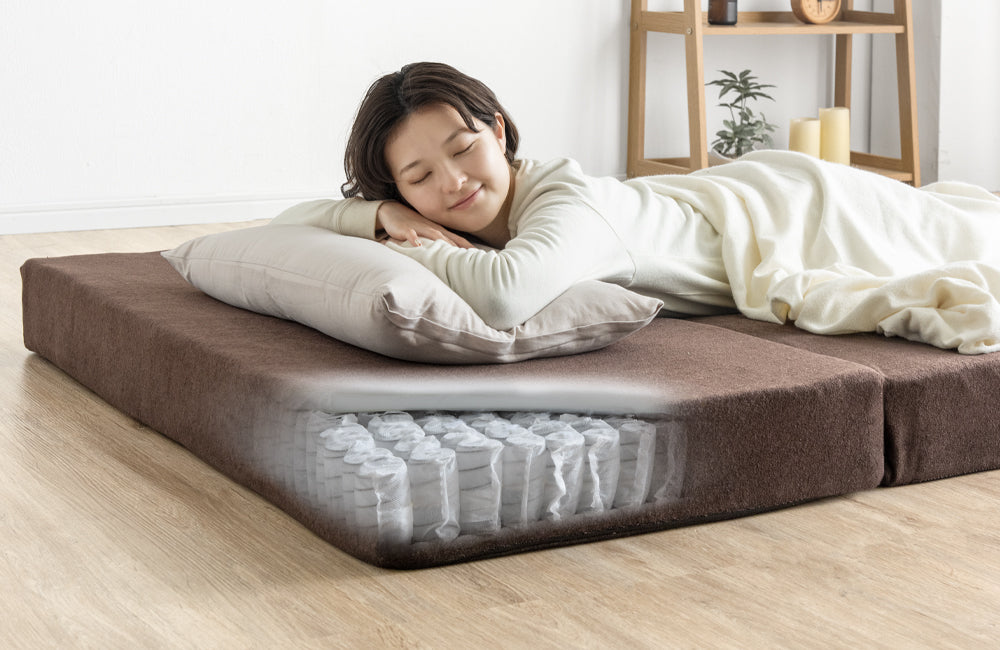 【新品、未使用】コイルマットレス アウトレット】LIFELEX ボンネルコイル マットレスS 97195－16