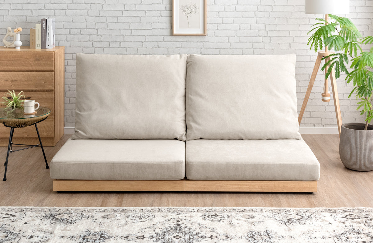 ハイバック ソファー 無印良品 ハイバックソファー オットマン付き