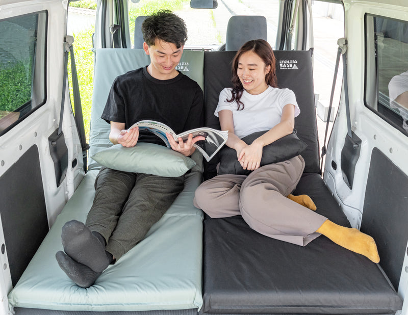 【タンスのゲン】3way 車中泊マット 幅60cmアウトドア寝具 8cm厚 DSC_3733_800x800.jpg?v=1659922427