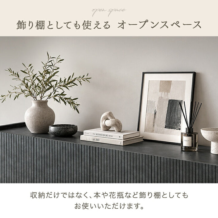 ★22時～販売開始★【アウトレット半額!! キャンセル戻り品】［幅160cm］サイドボード 日本製 完成品 木製 キャビネット 扉付き 大容量 大川家具【超大型商品】 (0020001302out・out3249)