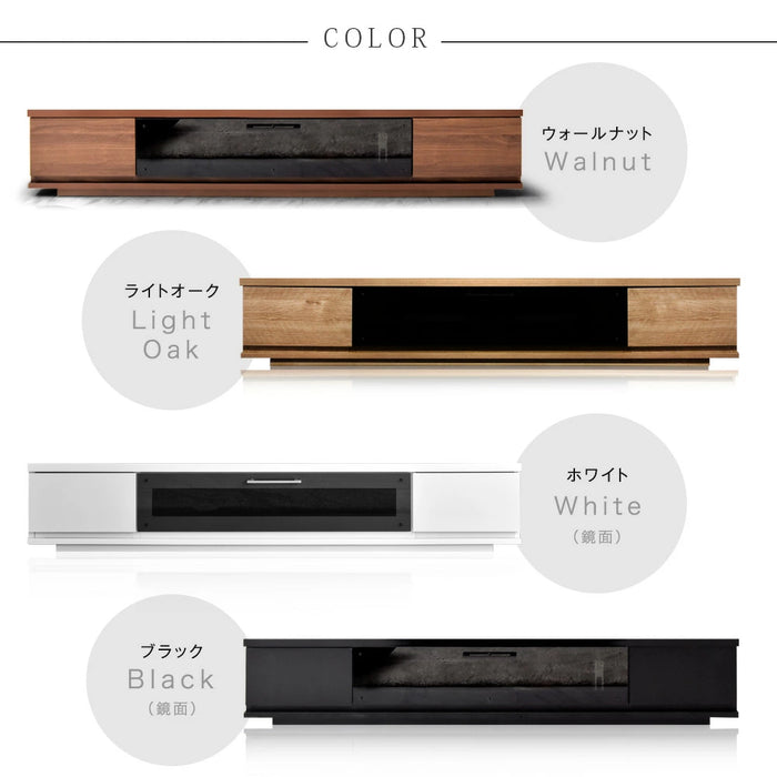 [幅180cm]国産 完成品 木目調 テレビ台 ロータイプ *GOD-TG*  【超大型商品】 〔01070306〕