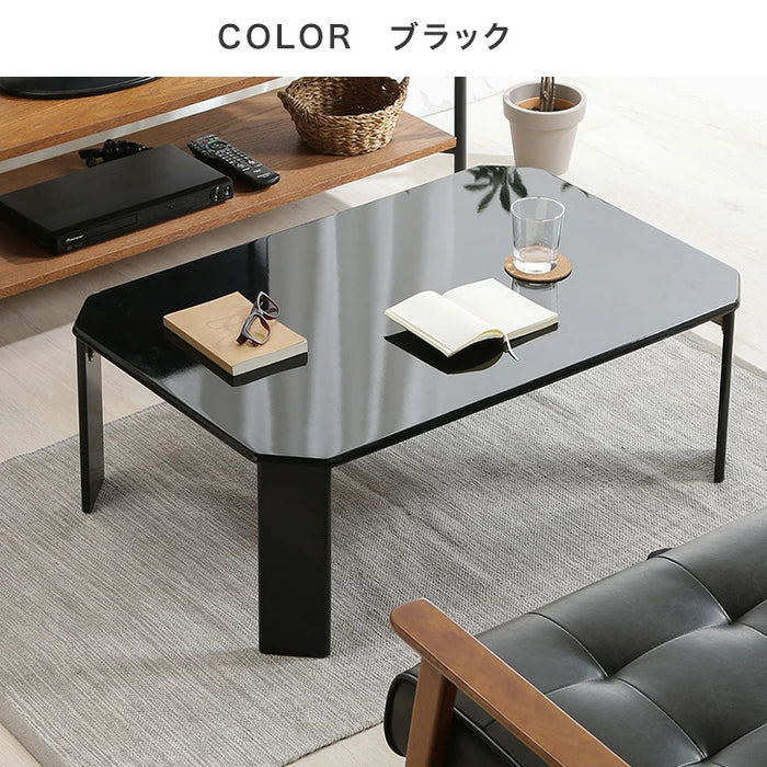 ［幅90cm］折りたたみ ローテーブル 折れ脚 シンプル〔01160018〕