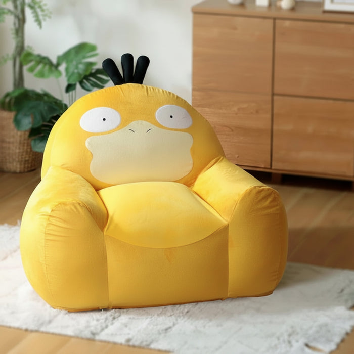 ポケモン コダック ソファ ビーズソファ 洗えるカバー ローソファ フロアソファ〔04400001〕