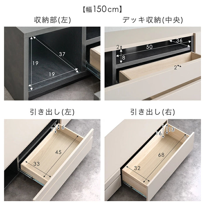 【新発売記念プライス】［幅180cm］テレビ台 完成品 木製 ロータイプ  収納【超大型商品】〔07100014〕