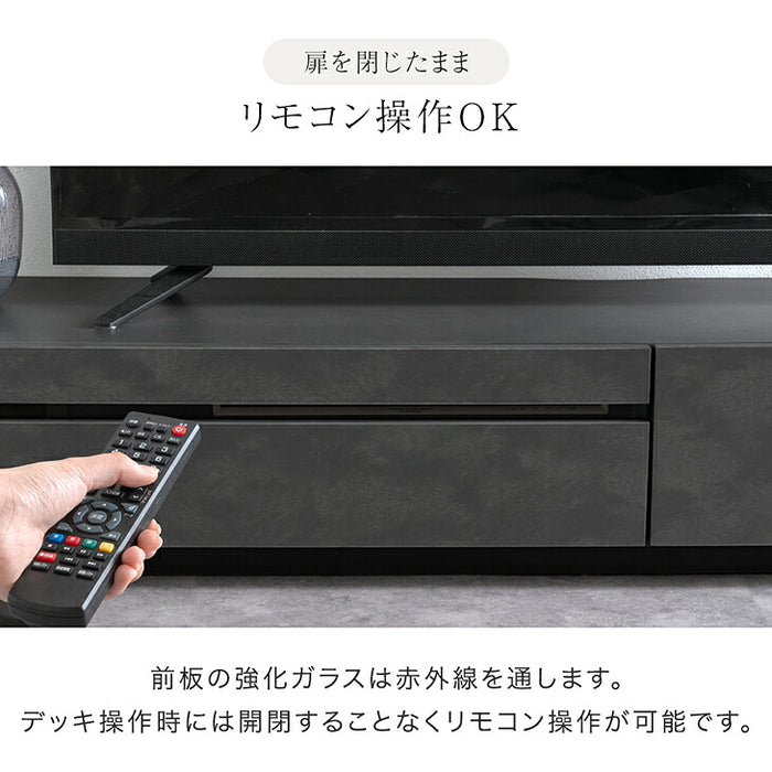 【新発売記念プライス】［幅180cm］テレビ台 完成品 木製 ロータイプ  収納【超大型商品】〔07100014〕