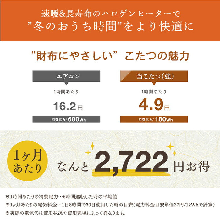 ［テーブル+掛布団+チェア2脚］ダイニングこたつ 4点セット 速暖2秒 600Wハロゲン 90×75 高さ調節 手元コントローラー 長方形 回転椅子〔99900204〕