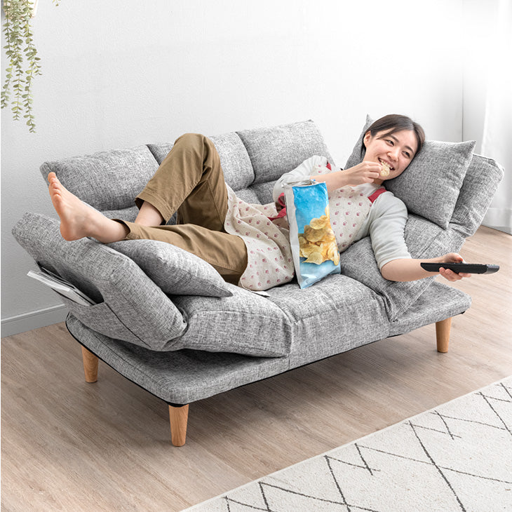 【美品】タンスのゲン　リクライニングソファベッド　アイスグリーン　グレー 楽天市場】タンスのゲン（ソファベッド｜ソファ・ソファベッド