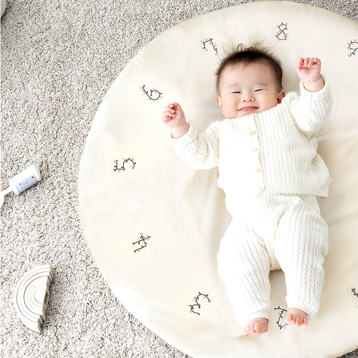 商品番号：80101144】 専用カバー 円形 100×100cm 単品 ベビー