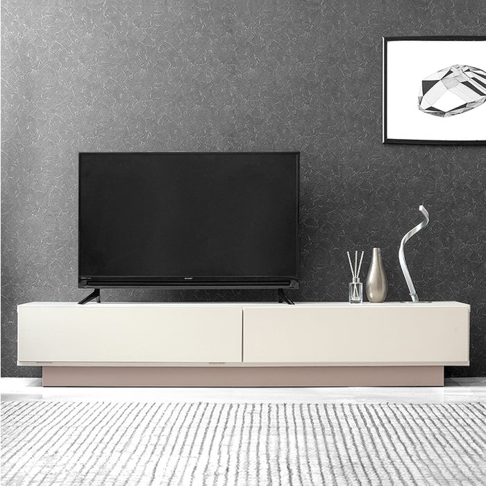 ［幅179］テレビ台 完成品 日本製 大川家具 ローボード 引き出し 収納 ツートン バイカラー おしゃれ【超大型商品】〔17100083〕