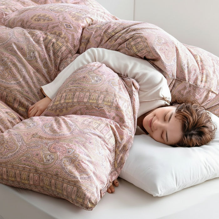 クリアランス】[セミダブル] 大増量1.6kg 羽毛布団 ホワイトグース