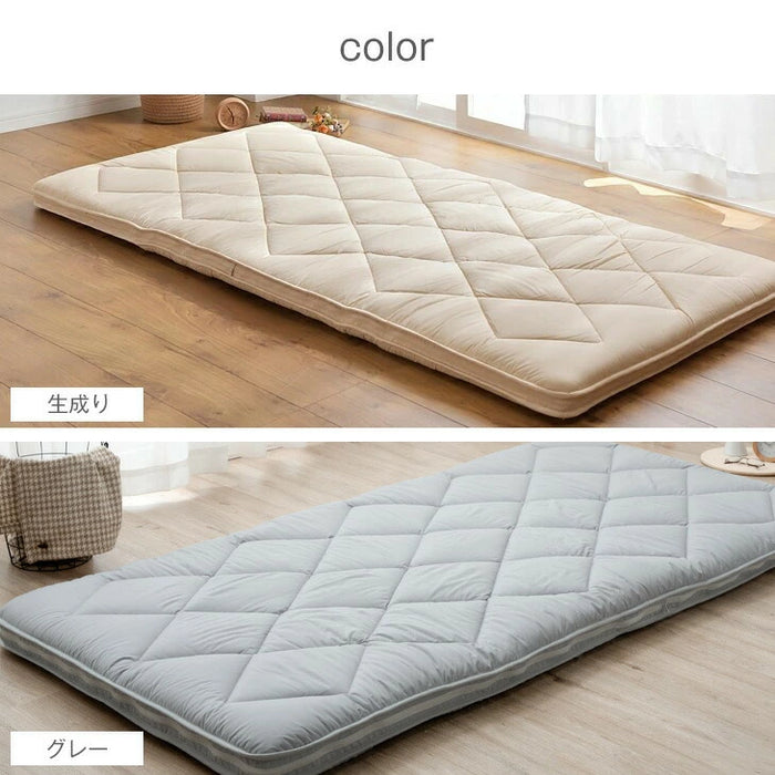 ［シングル］洗える三層敷布団 日本製 完全分割式 テイジン ウォシュロン (R) 〔10419012〕