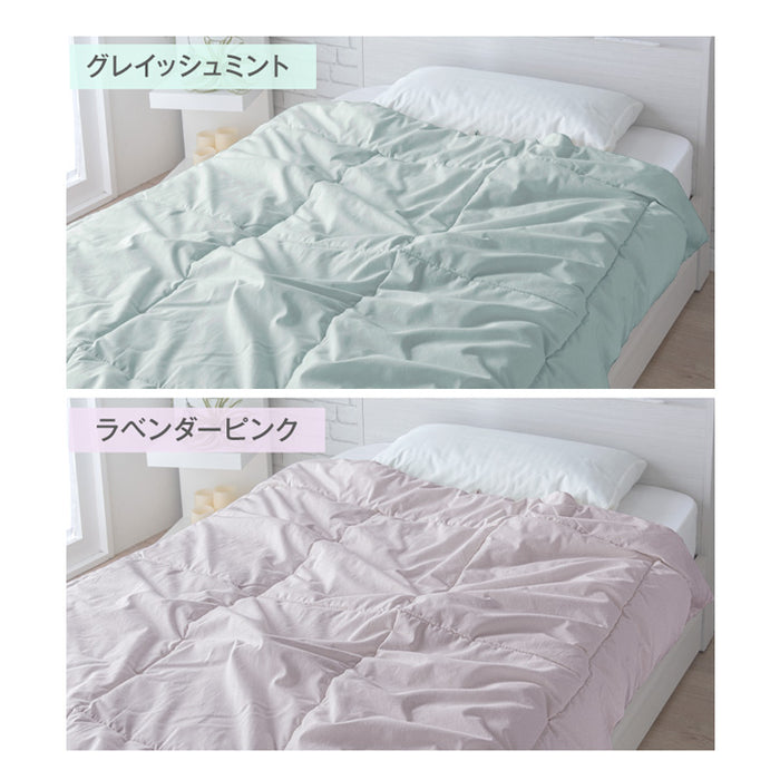 シングル］東レftα 羽毛タッチ肌掛け布団 日本製 夏 夏用 布団