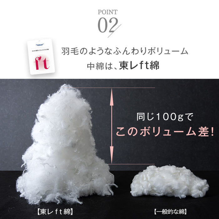 [ダブル] 掛け布団 日本製 3Mシンサレートウルトラ150全面使用 東レFT綿〔10419182〕