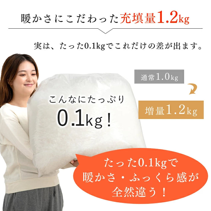 《2026スペシャル》 ［シングル］羽毛布団 洗える グースダウン90％ 立体キルト 350dp以上 日本製 軽量 暖かい〔11100467〕