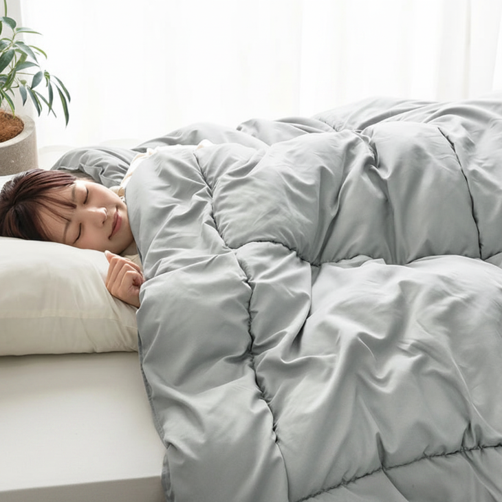新発売記念プライス】［セミダブル］PUFFY WARM 掛け布団 吸湿発熱