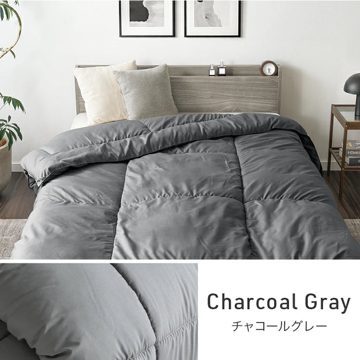 【新発売記念プライス】［ダブル］PUFFY WARM 掛け布団 吸湿発熱 洗える 軽量 日本製 暖かい〔11100477〕