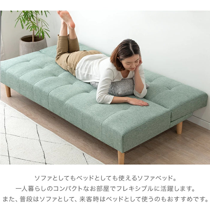 ［幅178cm］リクライニングソファベッド 3人掛け ローソファ 手動 リクライニング l字 ファブリック おしゃれ 北欧【超大型商品】〔11300001〕