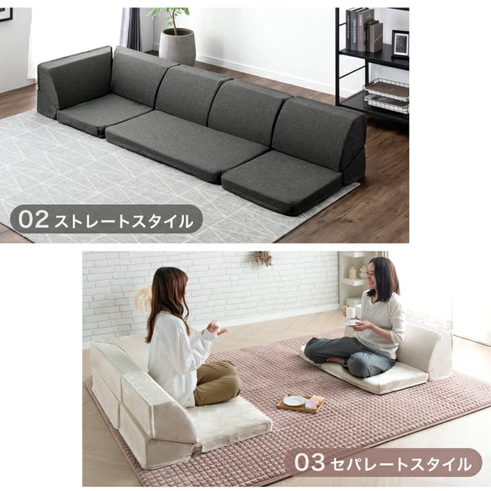 【在庫限りプライス】洗える カバーリング ローソファ 3点セットこたつ用 3人掛け  リクライニングソファ  ロータイプ 座椅子 l字 おしゃれ〔15210041〕