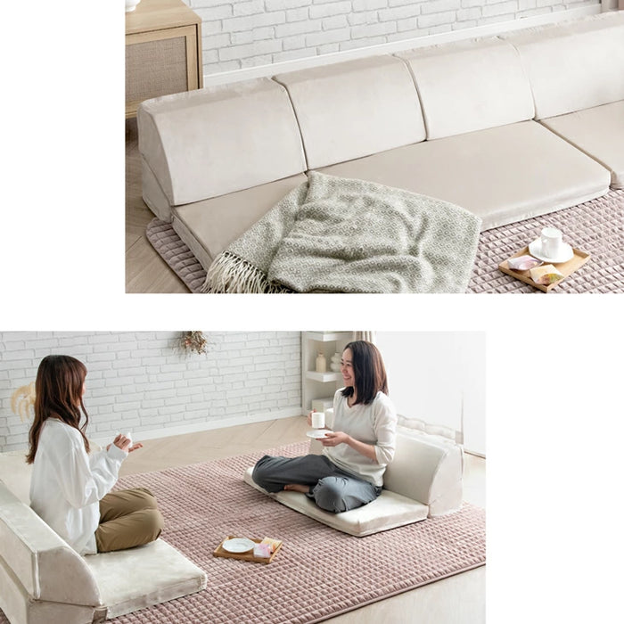 ［2P］ 洗える カバーリング パーツ バラ売り ローソファ 洗える カバーリング〔15210060〕