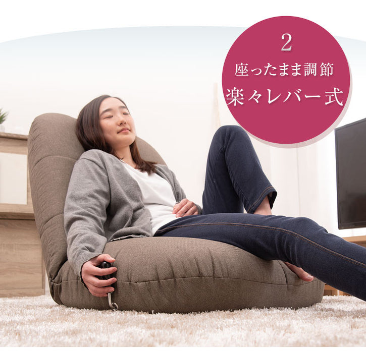 BIG ポケットコイル 座椅子 ポケットコイル 無段階 リクライニング座椅