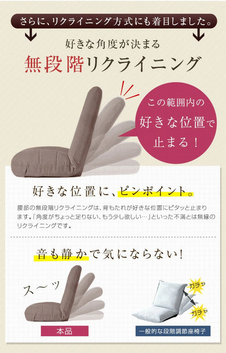 BIG ポケットコイル 座椅子 ポケットコイル 無段階 リクライニング座椅