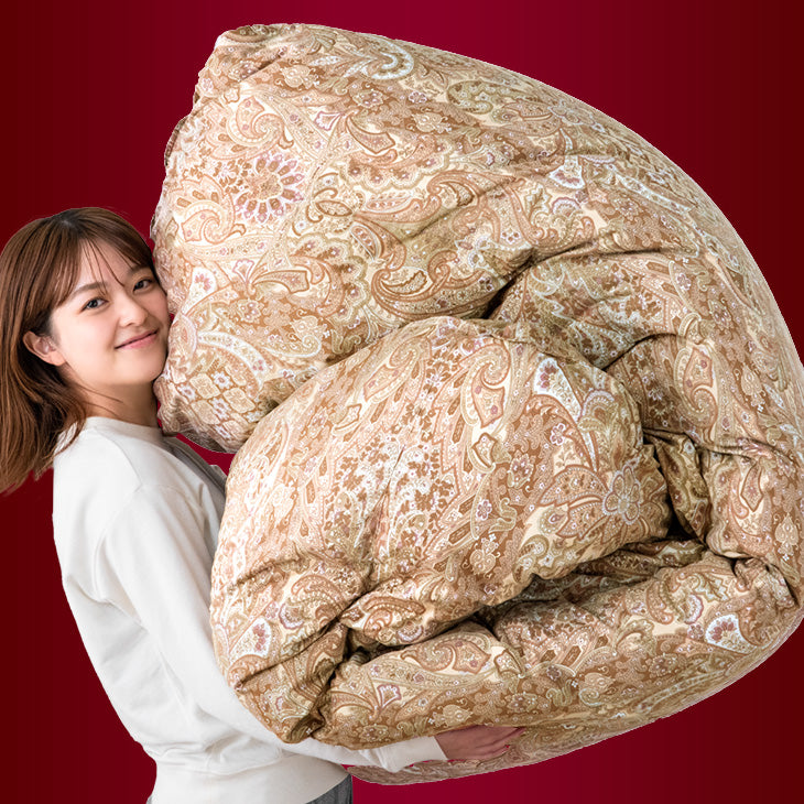 シングル] 羽毛布団 超増量1.5kg 日本製 マザーグースダウン95％ CIL