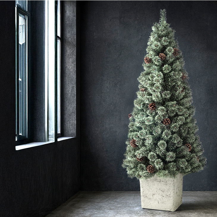 ふわわ⭐︎クリスマスツリー 高さ約150cm 松ぼっくり付き 150cm] クリスマスツリー ヌードツリー 松ぼっくり付