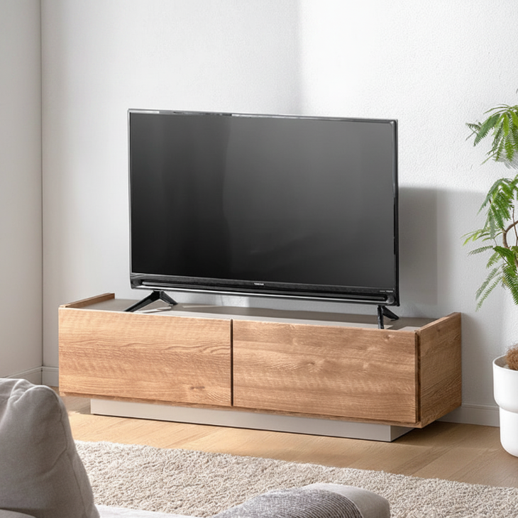 幅120］テレビ台 完成品 日本製 引き出し収納 スライドレール