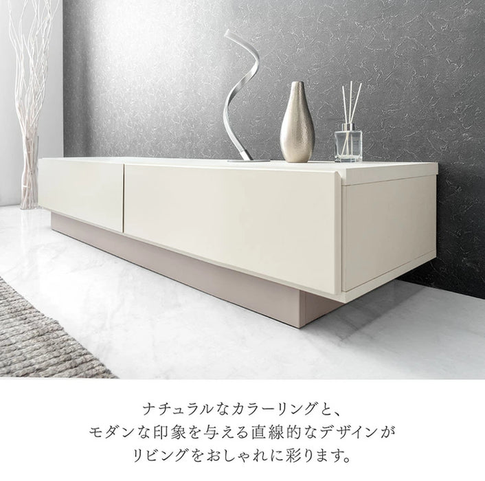 ［幅150］テレビ台 完成品 日本製 引き出し収納 スライドレール ローボード 北欧【超大型商品】〔17000002a〕
