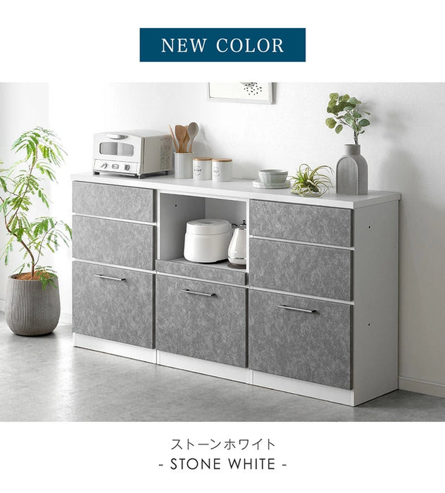 [幅180] 組み替えOK キッチンカウンター 日本製 完成品 木製【玄関渡し】【超大型商品】〔17100018〕
