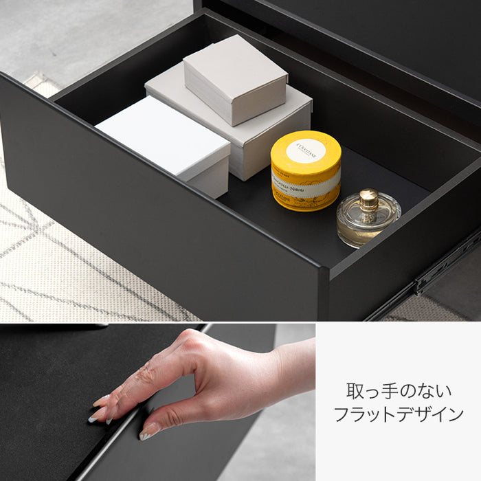 浮遊するチェスト 完成品 日本製  幅60cm チェスト サイドボード 国産 大川家具 サイドチェスト〔17100082〕