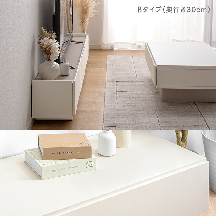 ［幅180］テレビ台 完成品 日本製 大川家具 ローボード 引き出し 収納 ツートン バイカラー おしゃれ【超大型商品】〔17100083a〕