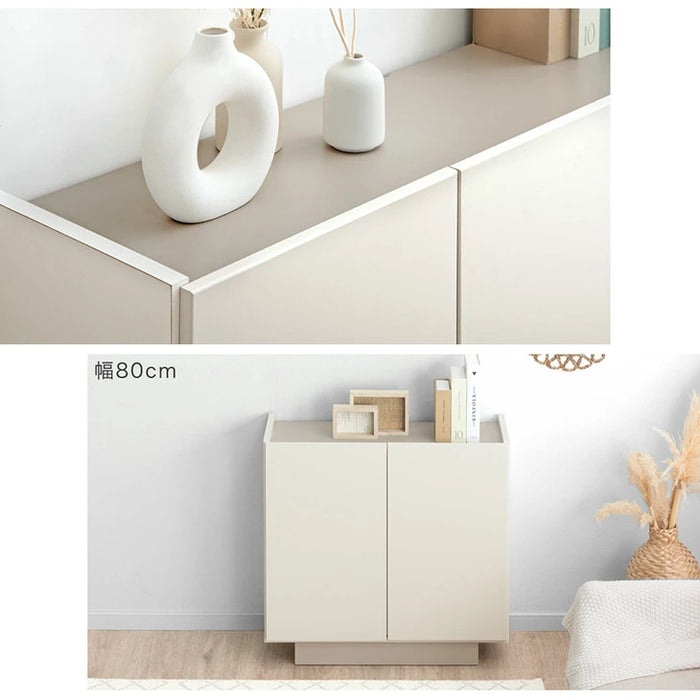 幅160cm] 日本製 サイドボード 完成品 木製 扉付き 大容量 大川家具