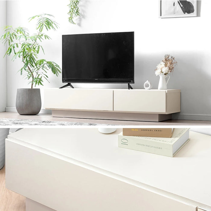 【薄型】［幅150］テレビ台 完成品 日本製 引き出し収納 スライドレール ローボード 北欧【超大型商品】〔17100092〕