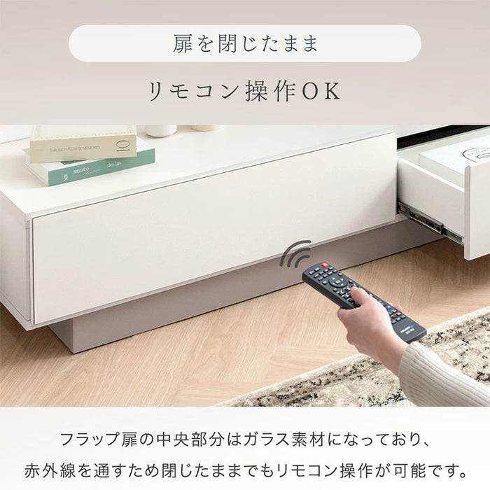 【薄型】［幅180］テレビ台 完成品 日本製 引き出し収納 スライドレール ローボード 北欧【超大型商品】〔17100093〕