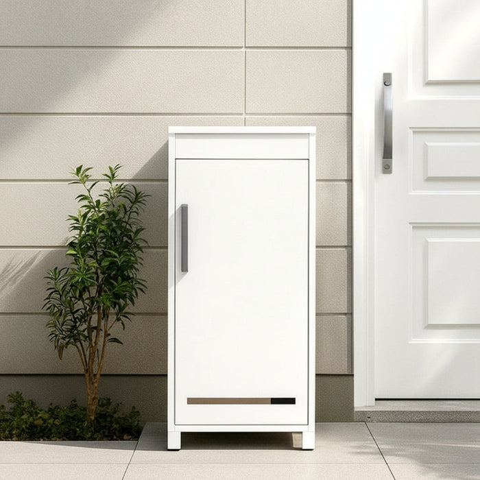 LIVBOX ーリブボックスー 宅配ボックス 押し込み式 大容量 137L 鍵付き 指示マグネット付き 防水 脚付き〔17600168〕