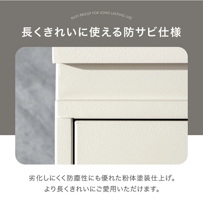 【新発売記念プライス】LIVPOST ーリブポストー 門柱 ポスト Lサイズ 置き型 スタンドポスト 門柱ポスト 郵便ポスト 新聞受け A4 鍵付き ダイヤル式 防水 屋外〔17600205〕