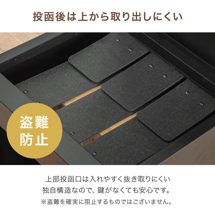 【新発売記念プライス】LIVBOX ーリブボックスー 宅配ボックス 押し込み式 複数投函OK 大容量 137L ゼロリターン ダイヤル式 鍵付き〔17600225〕