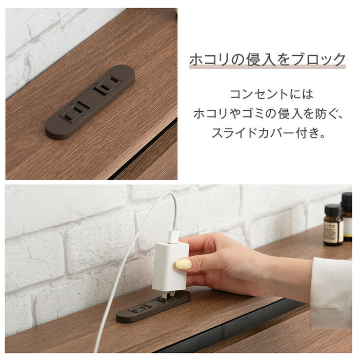 ［シングル］耐荷重300kg パイプベッド マットレス付き ボンネルコイルマットレス 頑丈 宮付き 2口コンセント付 高さ調整 2段階 スチール〔17620010〕